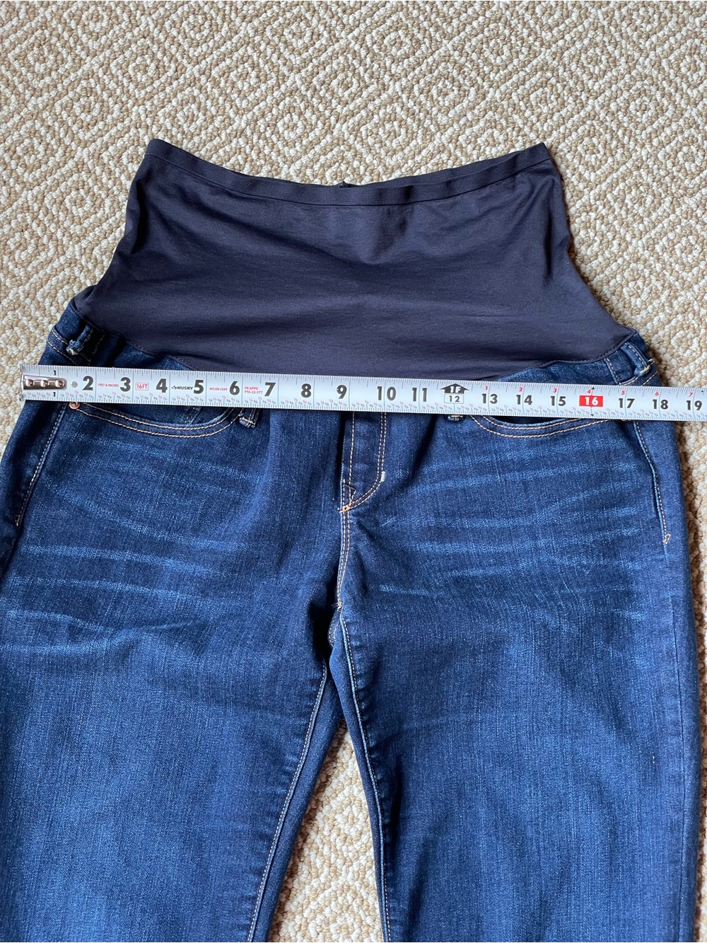 GAP Dark Blue Maternity Bootcut Jeans Maternity Size 28 - Picture 6 of 7